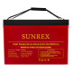 Акумуляторна батарея SUNREX SRHG12-100, Ємність: 100Ah, 12V, 30.2kg, гелевий, розміри: 307х169х211мм (ДБЖ UPS) NBB-134400