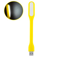 Лампочка світильник гибка USB, 5v, 1.2w, Жовтий
