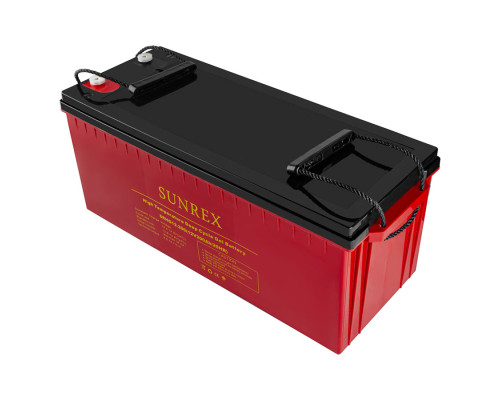 Акумуляторна батарея SUNREX SRHG12-200, Ємність: 200Ah, 12V, 58.7kg, гелевий, розміри: 532х206х215мм (ДБЖ UPS) NBB-134401