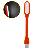 Лампочка світильник гибка USB, 5v, 1.2w, Червоний