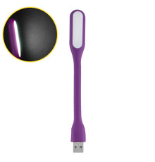Лампочка світильник гибка USB, 5v, 1.2w, Фіолетовий