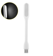 Лампочка світильник гибка USB, 5v, 1.2w, Білий