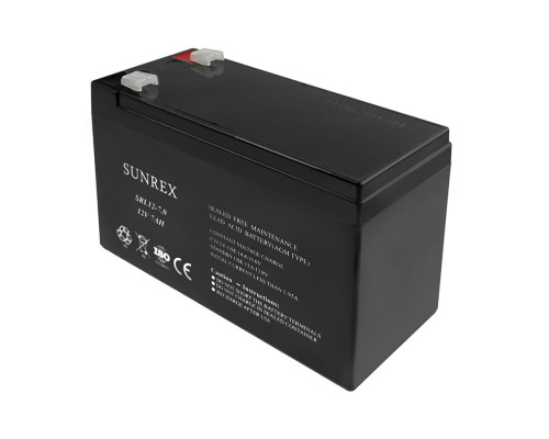 Акумуляторна батарея SUNREX SRL12-7.0, Ємність: 7Ah, 12V, 1.9kg, AGM battery, розміри: 151х65х94мм (ДБЖ UPS) NBB-99171