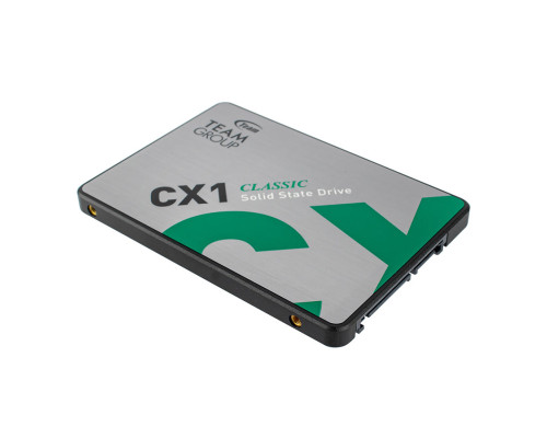 Жорсткий диск 2.5 SSD 240GB Team CX1 Series, T253X5240G0C101, 3D SLC, SATA-III Rev. 3.0 (6Gb/s), зап/чит. - 430/520MB/s NBB-110807