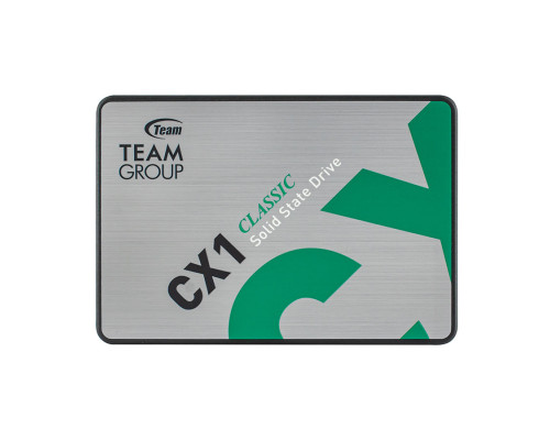 Жорсткий диск 2.5 SSD 240GB Team CX1 Series, T253X5240G0C101, 3D SLC, SATA-III Rev. 3.0 (6Gb/s), зап/чит. - 430/520MB/s NBB-110807