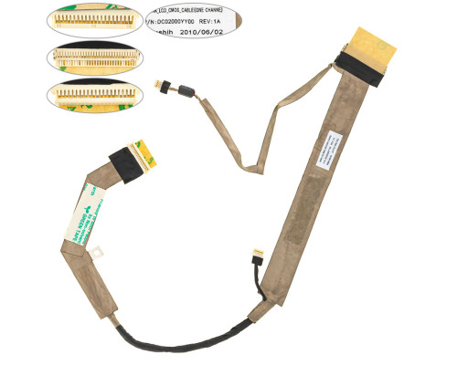 Б.У Шлейф для ноутбука Toshiba (Satellite: L450), LED (DC02000YY00) NBB-135080