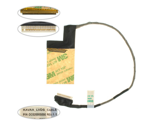 Шлейф матриці для ноутбука TOSHIBA (NB200, NB205), LED (DC02000S000) NBB-39157