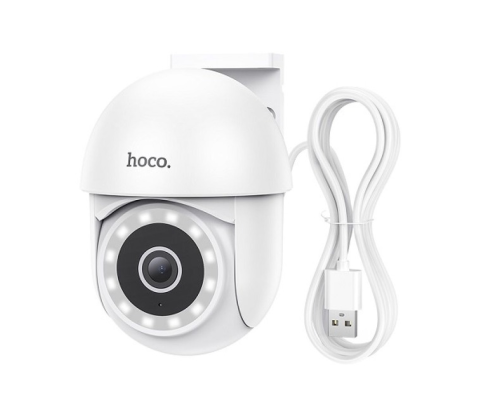 Смарт камера вулична Hoco D2 Wireless white PLS-00-00124265