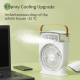 Портативний вентилятор Portable Cold Fan white PLS-00-00172168