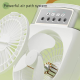 Портативний вентилятор Portable Cold Fan black PLS-00-00172169