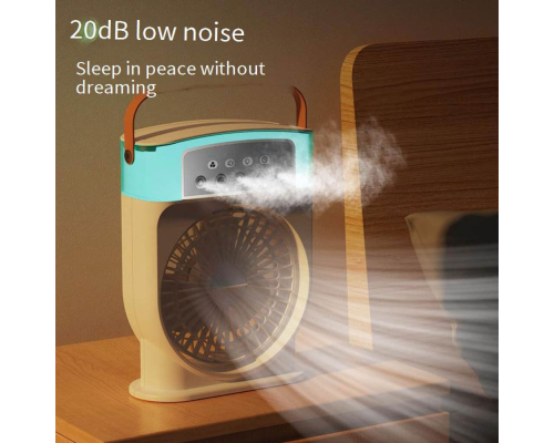 Портативний вентилятор Portable Cold Fan black PLS-00-00172169