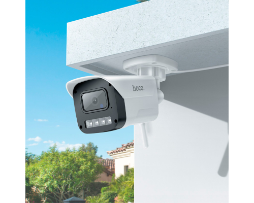 Смарт камера вулична Hoco D4 Wireless white PLS-00-00140456