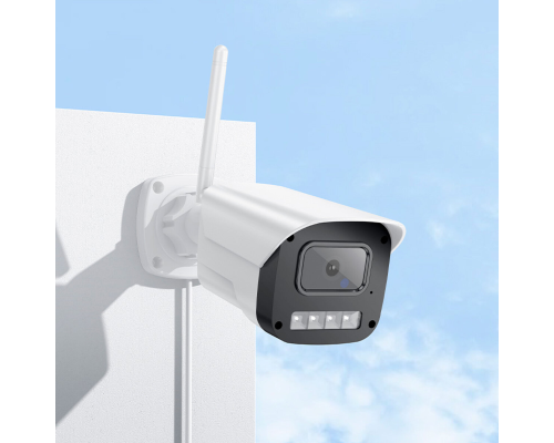 Смарт камера вулична Hoco D4 Wireless white PLS-00-00140456