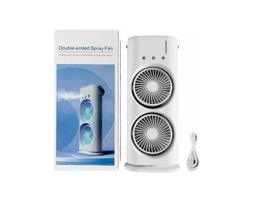 Портативний вентилятор Double Spray Fan black PLS-00-00172171