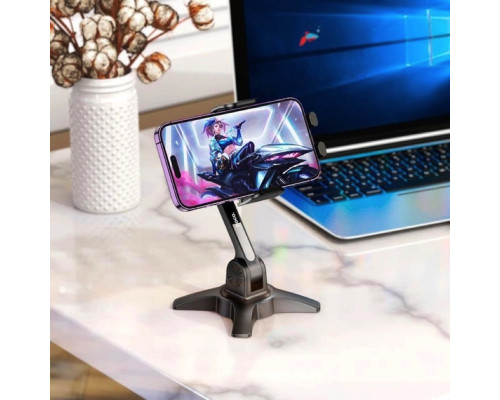 Тримач для мобільного HOCO HD3 Joy push-type desktop stand Black