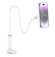 Тримач для телефона HOCO HD10 Bamboo lazy stand White (6942007639231)
