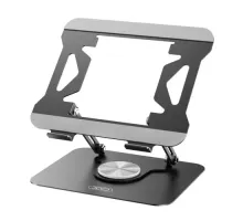 Настільний тримач XO C153 Metal Laptop Swivel Large Stand Чорний дефект пакування mag-2000001578124147260