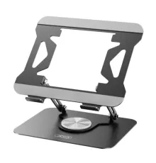 Настільний тримач XO C153 Metal Laptop Swivel Large Stand Чорний дефект пакування mag-2000001578124147260
