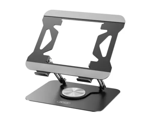 Настільний тримач XO C153 Metal Laptop Swivel Large Stand Чорний дефект пакування mag-2000001578124147260