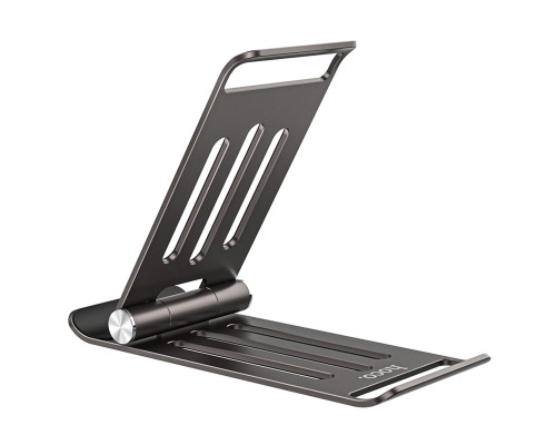 Тримач для мобільного HOCO PH49 Elegant metal folding desktop holder Gray