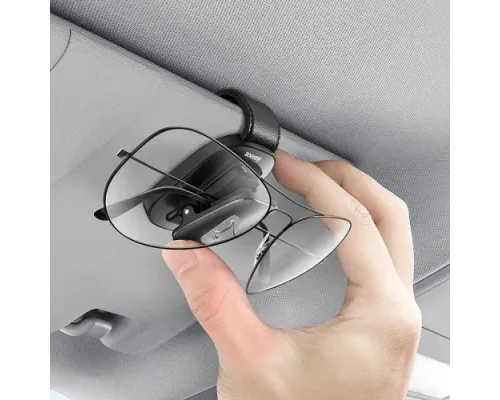 Тримач окулярів Baseus Platinum Vehicle eyewear clip (clamping type) Black ACYJN-B01 mag-6953156220119151564
