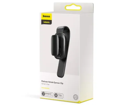 Тримач окулярів Baseus Platinum Vehicle eyewear clip (clamping type) Black ACYJN-B01 mag-6953156220119151564