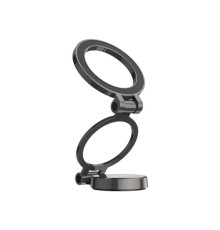 Автотримач XO C161 Apple magsafe magnetic tri-fold phone holder (with magnet ring) чорний mag-6975837581661136242