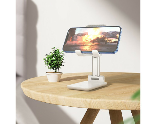 Тримач для телефона BOROFONE BH42 Lite Star folding desktop stand White (6974443381436)