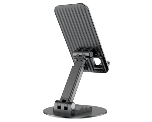 Тримач для мобільного BOROFONE BH75 Flawless folding rotatable desktop holder Black