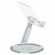 Тримач для мобільного BOROFONE BH75 Flawless folding rotatable desktop holder White