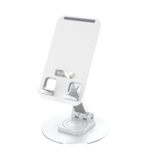 Тримач для мобільного BOROFONE BH75 Flawless folding rotatable desktop holder White