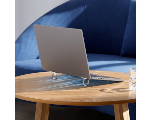 Підставка для ноутбука Baseus Slim Laptop Kickstand (2pcs) Silver LUZC000012 mag-6932172608415142682