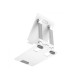 Тримач для мобільного BOROFONE BH56 Bella dual axis flat desktop stand White