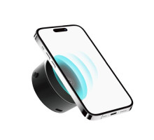 Автотримач XO C155 Magnetic Car Suction Holder Mount 360°Rotation Magnetic Car Phone чорний mag-6920680861651136221