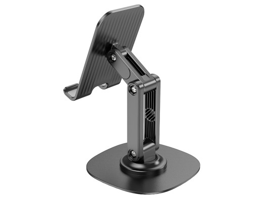 Тримач для мобільного HOCO HD6 Winner dual-axis rotating desktop stand Black