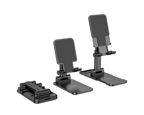 Тримач для мобільного BOROFONE BH81 Astral folding desktop stand Black