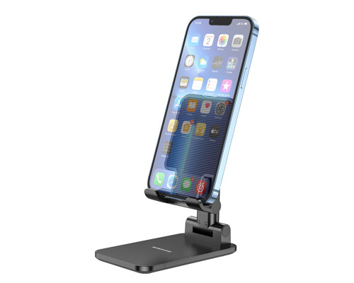 Тримач для мобільного BOROFONE BH81 Astral folding desktop stand Black