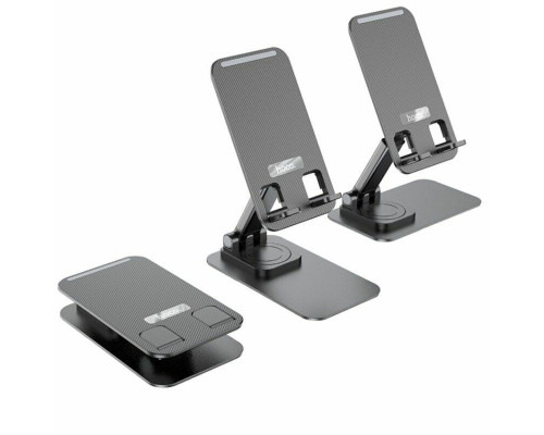 Тримач для мобільного HOCO PH50 Ivey folding rotatable desktop holder Black