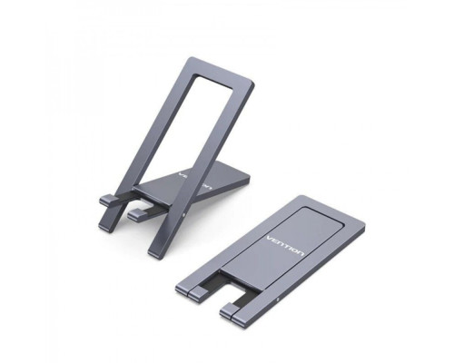 Тримач для телефону Vention Portable Cell Phone Stand Holder for Desk Aluminum Alloy Type Gray (KCZH0)