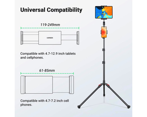 Тримач для мобільного UGREEN LP585 Tablet and Phone Tripod Stand (UGR-15647)