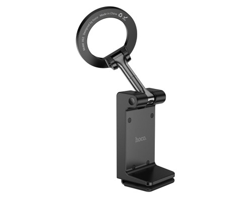 Тримач для телефона HOCO H62 Nimble ring magnetic travel stand Black (6942007639248)