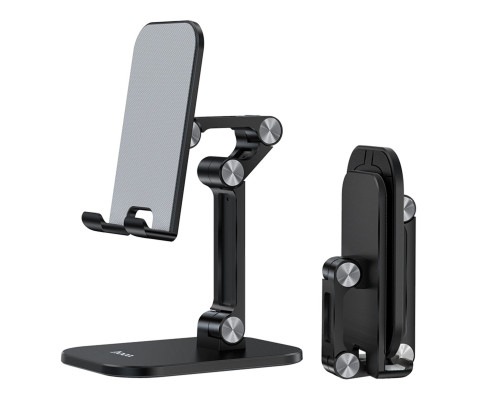 Тримач для мобільного HOCO PH34 Excelente double folding desktop stand Black