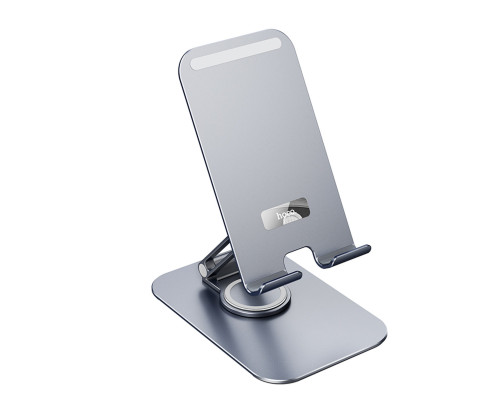 Тримач для мобільного HOCO PH50 Plus Ivey dual axis rotating metal tablet desktop holder