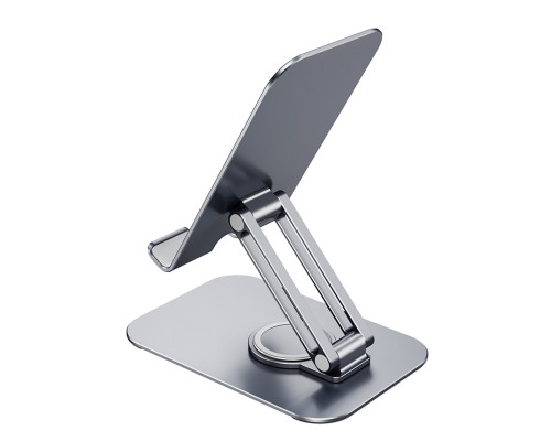 Тримач для мобільного HOCO PH50 Plus Ivey dual axis rotating metal tablet desktop holder