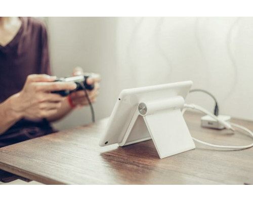 Тримач для телефонапланшету UGREEN LP115 Multi-Angle Adjustable Portable Stand for iPad (White) (UGR-30485)