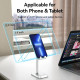 Тримач для телефону Height Adjustable Desktop Cell Phone Stand White Aluminum Alloy Type (KCQW0)