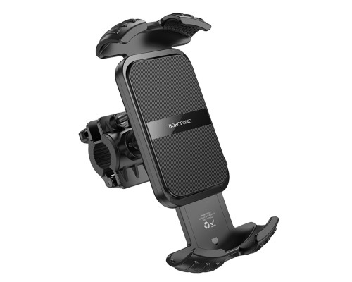 Велотримач для телефона BOROFONE BH105 Crown bicycle motorcycle universal holder Black (6941991108600)