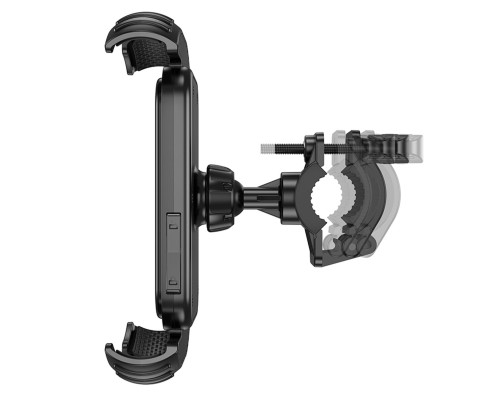 Велотримач для телефона BOROFONE BH105 Crown bicycle motorcycle universal holder Black (6941991108600)