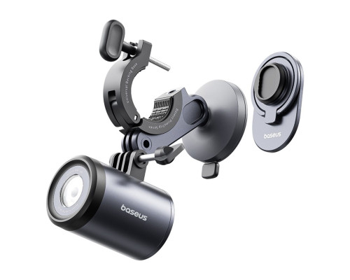 Велотримач для телефона Baseus PrimeTrip Series Dual-Color Bike Light 2-in-1 Set Cosmic Black (C12569000121-00)