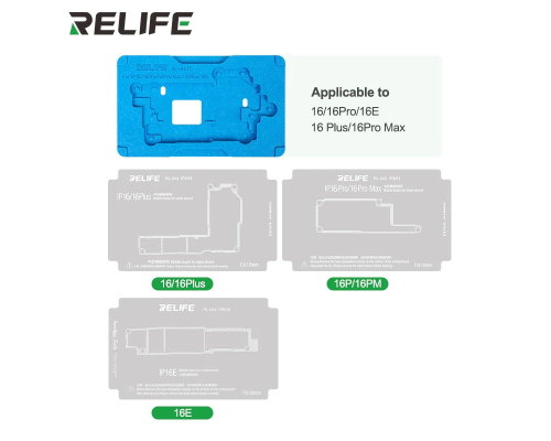 Тримач BGA трафаретів RELIFE RL-601T (iP X- iP17 Pro Max) PLS-00-00158326